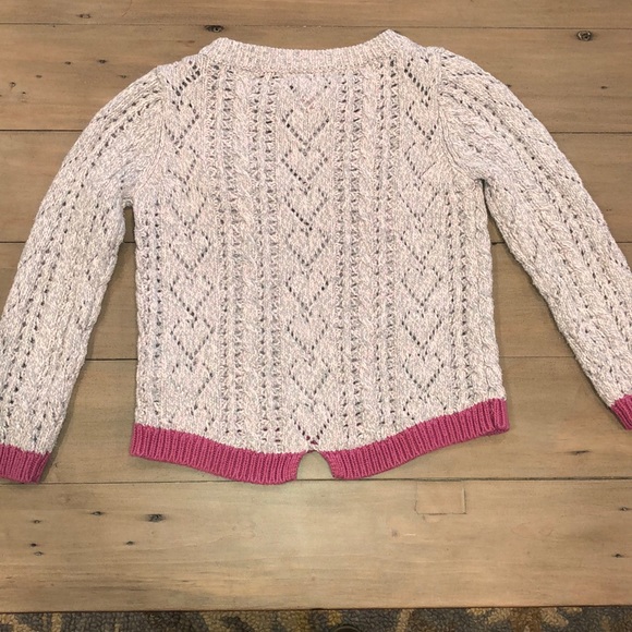 Maggie & Zoe Little Girl’s Sweater Flower Sz 5 - Picture 2 of 4